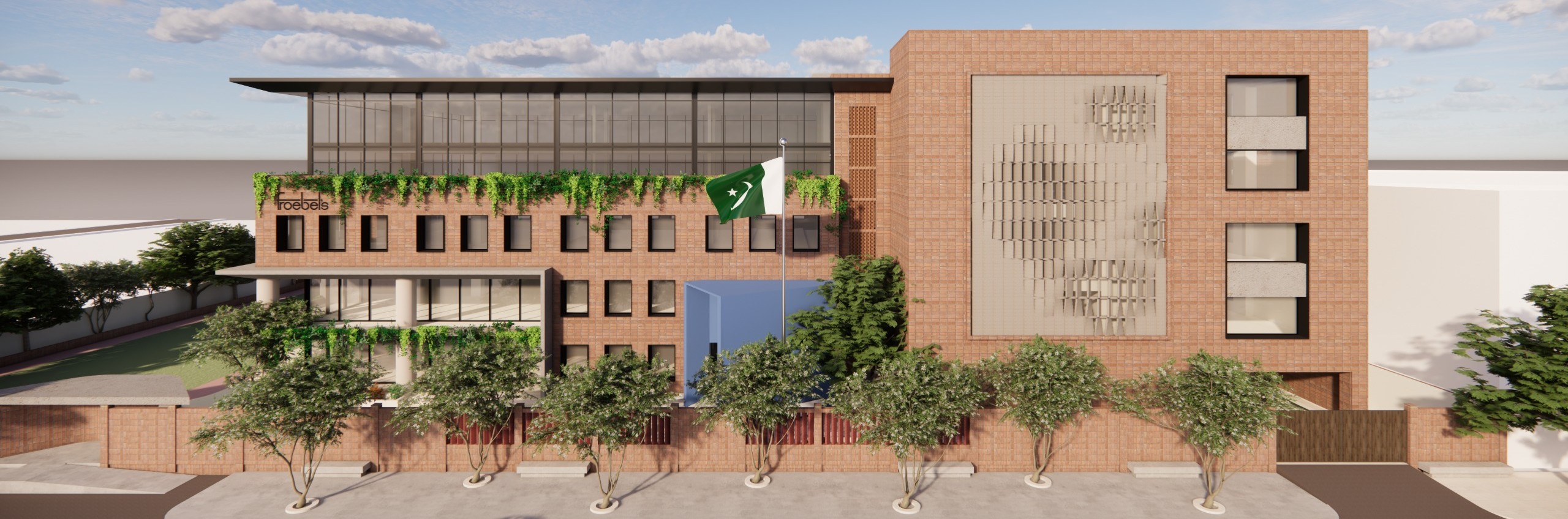 Froebel's DHA Karachi school building facade